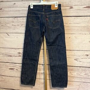 Boys Levi's Classic 514 Straight Indigo Blue Jeans